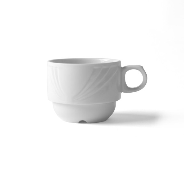 Porzellan Kaffee-Obere 0,22 l mit Relief "Lubin"